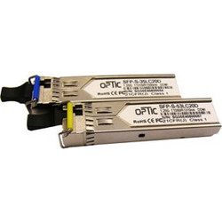 Optic S-3553LC20D, Two SFP (1.25G) module kit, 20Km, single mode