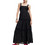 Desigual Karen Midi Καλοκαιρινό Καθημερινό Φόρεμα Μαύρο 23SWVW66-2000