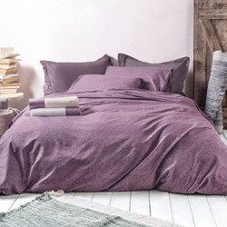 Rythmos Σετ Σεντόνια Υπέρδιπλα Βαμβακερά 230x270 Charisma Purple