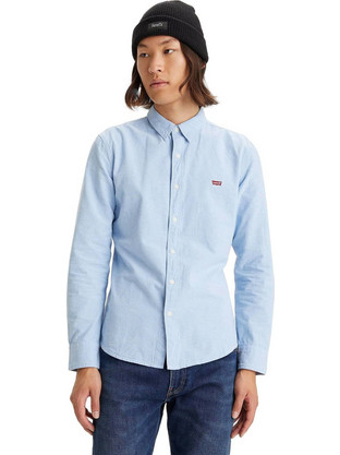 Levi's Ανδρικό Πουκάμισο Βαμβακερό Μακρυμάνικο Slim Fit Γαλάζιο 86625-0005