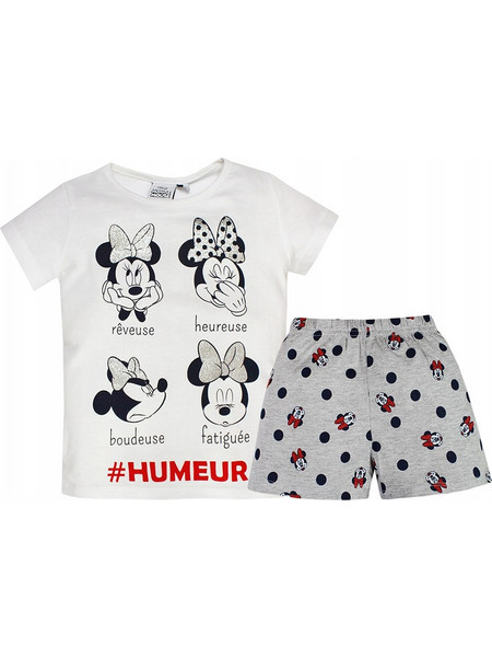 MINNIE ΠΥΤΖΑΜΑ ΚΟΝΤΟΜΑΝΙΚΗ (ΛΕΥΚΟ)