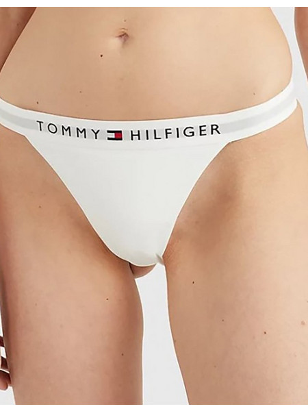 Tommy Hilfiger Bikini Brazil Λευκό UW0UW04135-YCF