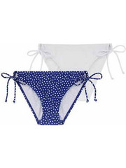 Dorina Bikini Slip Λευκό Navy Μπλε D000449MI010-2X0232