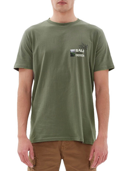 Μπλούζα Κοντομάνικη Emerson Bali 231.EM33.136-ARMY GREEN Ανδρικό