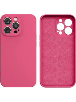 Silicone case iPhone 14 Plus silicone case fuchsia