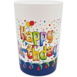 Happy Birhtday Ποτήρια Πολλαπλών Χρήσεων 230ml 2Τμχ (92875)