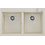 Teka Forsquare 2C 790 TG Ένθετος Νεροχύτης Γρανίτη Bright Cream 79x50cm