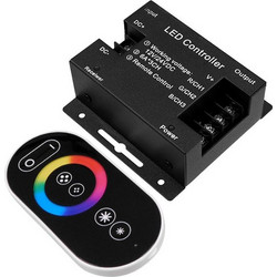GloboStar Ασύρματο RGB Controller Αφής RF με Τηλεχειριστήριο 73406Κωδικός: 27274449