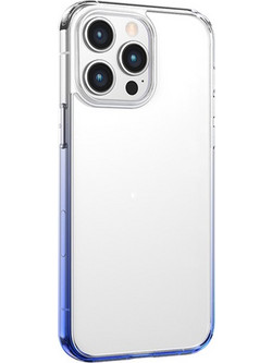 Usams Binz Back Cover Transparent / Blue (iPhone 14 Pro)