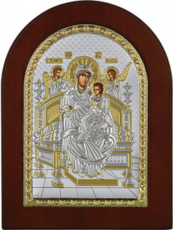 Prince Silvero Εικόνα Παναγία Παντάνασσα Ασημένια 15x21εκ.Κωδικός: 24519100