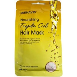 Derma V10 Triple Oil Nourishing Μάσκα Μαλλιών