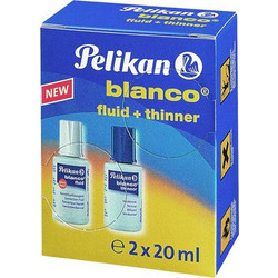 Διορθωτικό Υγρό Με Πινέλο 2χ20 ml σε Κουτί Pelikan (335778)