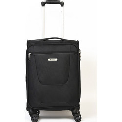 Airtex 28001-01 Βαλίτσα Καμπίνας 55x35x20cm με 4 Ρόδες Μαύρη