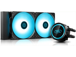 Deepcool Gammaxx L240T Blue Υδρόψυξη CPU 120mm Μπλε για Socket AM2 / AM2+ / AM3 / AM3+ / FM1 / FM2 / 115x / 1366 / 2011 / 2066 / 2011-3 / AM4 / FM2+ / 1200