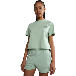 Napapijri S-Morgex Γυναικείο Αθλητικό Crop Top Πράσινο Mint NP0A4G97-G1E