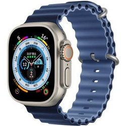Devia Sport6 Deluxe Λουράκι Σιλικόνης Blue / Light Blue (Apple Watch 38 / 40 / 41mm)