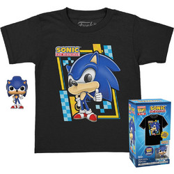 Funko Pop! Box Tee Sonic Flocked Figure & T-Shirt Set