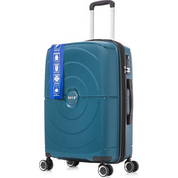 RCM 140 Βαλίτσα Μεσαία 65x41x24cm με 4 Ρόδες Πετρόλ
