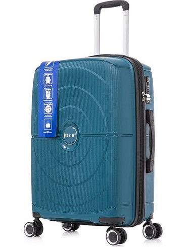 RCM 140 Βαλίτσα Μεσαία 65x41x24cm με 4 Ρόδες Πετρόλ