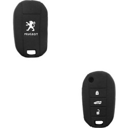 Θήκη Σιλικόνης Κλειδιού με 3 κουμπιά για Peugeot
