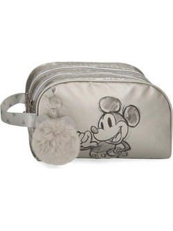 Joumma Disney 100 Κασετίνα με 2 Θήκες Χρυσή 3594421