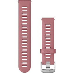 Garmin Quick Release 18mm Λουράκι Σιλικόνης Light Pink / Silver