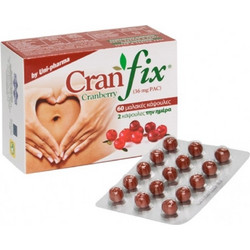 Uni-Pharma Cranfix Cranberry 60 Μαλακές Κάψουλες