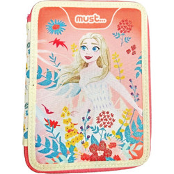 Must Disney Frozen Κασετίνα Γεμάτη με 2 Θήκες Πορτοκαλί 563589
