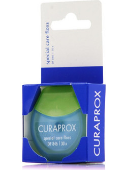 Curaprox DF 846 Implant Saver Οδοντικό Νήμα με Γεύση 30τμχ