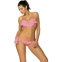 Marko Bikini Set Strapless με Ενίσχυση Ροζ M-467