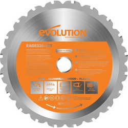 ΔΙΣΚΟΣ ΠΟΛΛΑΠΛΩΝ ΥΛΙΚΩΝ Φ230mm X 25,4mm EVOLUTION RAGEBLADE230MULTI