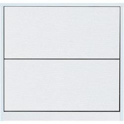 ArteLibre Παπουτσοθήκη Ξύλινη Dorit Λευκή Μ73xΠ24xΥ78.5cm 14370181