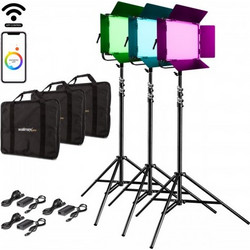 Walimex pro LED Rainbow 100W RGBWW Set 3