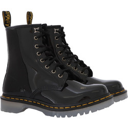 Dr. Martens Γυναικεία Αρβυλάκια Λουστρίνι Μαύρα με Χοντρό Χαμηλό Τακούνι 1460 27808001