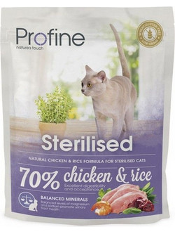Profine Cat Sterilised Chicken & Rice 300gr