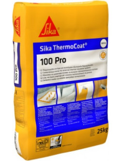 Sika ThermoCoat 100 Pro ΤΣΙΜΕΝΤΟΕΙΔΕΣ ΚΟΝΙΑΜΑ ΓΙΑ ΣΥΣΤΗΜΑΤΑ ΕΞΩΤΕΡΙΚΗΣ ΘΕΡΜΟΜΟΝΩΣΗΣ ΛΕΥΚΟ 25Kg