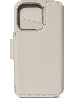 Decoded Leather Detachable Wallet Clay (iPhone 15 Pro)