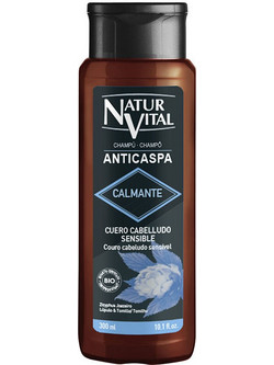 Natur Vital Anti-Dandruff Φυτικό Σαμπουάν κατά της Πιτυρίδας για Λιπαρά Μαλλιά 300ml