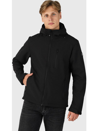 Brunotti Mib-N Men Ανδρικό Μπουφάν Χειμωνιάτικο Softshell Μαύρο 1-2331180003-9999