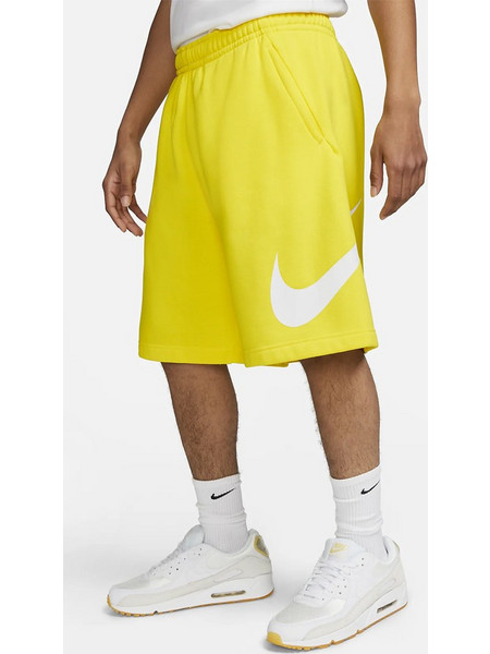 Nike Sportswear Club Αθλητική Ανδρική Βερμούδα Κίτρινη BV2721-732