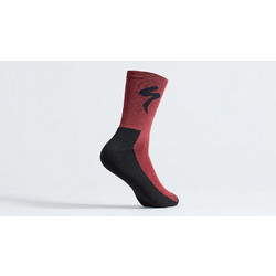Specialized Primaloft Lightweight Tall Logo Socks Maroon