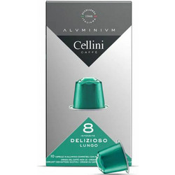 Cellini Κάψουλες Espresso Delizioso Lungo Συμβατές με Μηχανή Nespresso 10τμχ