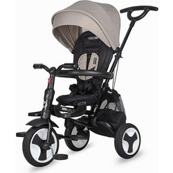 Smart Baby Coccolle Spectra Plus Τρίκυκλο Ποδήλατο Αναδιπλούμενο με Σκίαστρο & Χειρολαβή για 10+ Μηνών Stone