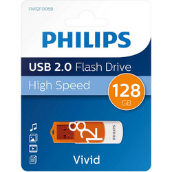 Philips Vivid Edition 128GB USB Stick 2.0 με USB-A