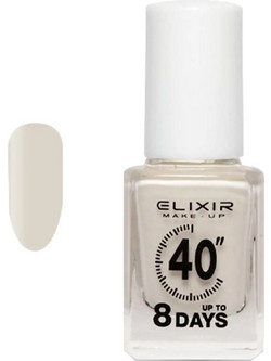 Elixir Up To 8 Days 391 White Shine Gloss Βερνίκι Νυχιών Μακράς Διαρκείας 13ml