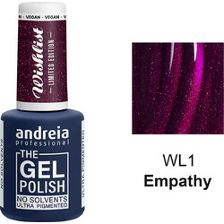 Andreia The Gel Polish WL1 Glitter Ημιμόνιμο Βερνίκι Νυχιών 10.5ml