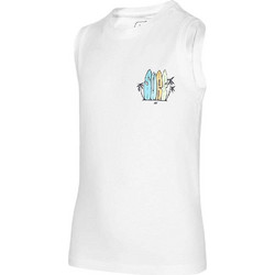 4F Παιδικό T-Shirt Αμάνικο Λευκό HJL22-JTSM010-10S