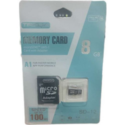 microSDXC UHS-1 card with adapter 8GB