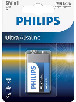 Philips Ultra Alkaline 9V 1τμχ