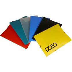Polo Φάκελος Διαφανής με Λάστιχο για Χαρτί A4 35x25cm (Διάφορα Χρώματα) 919052-00